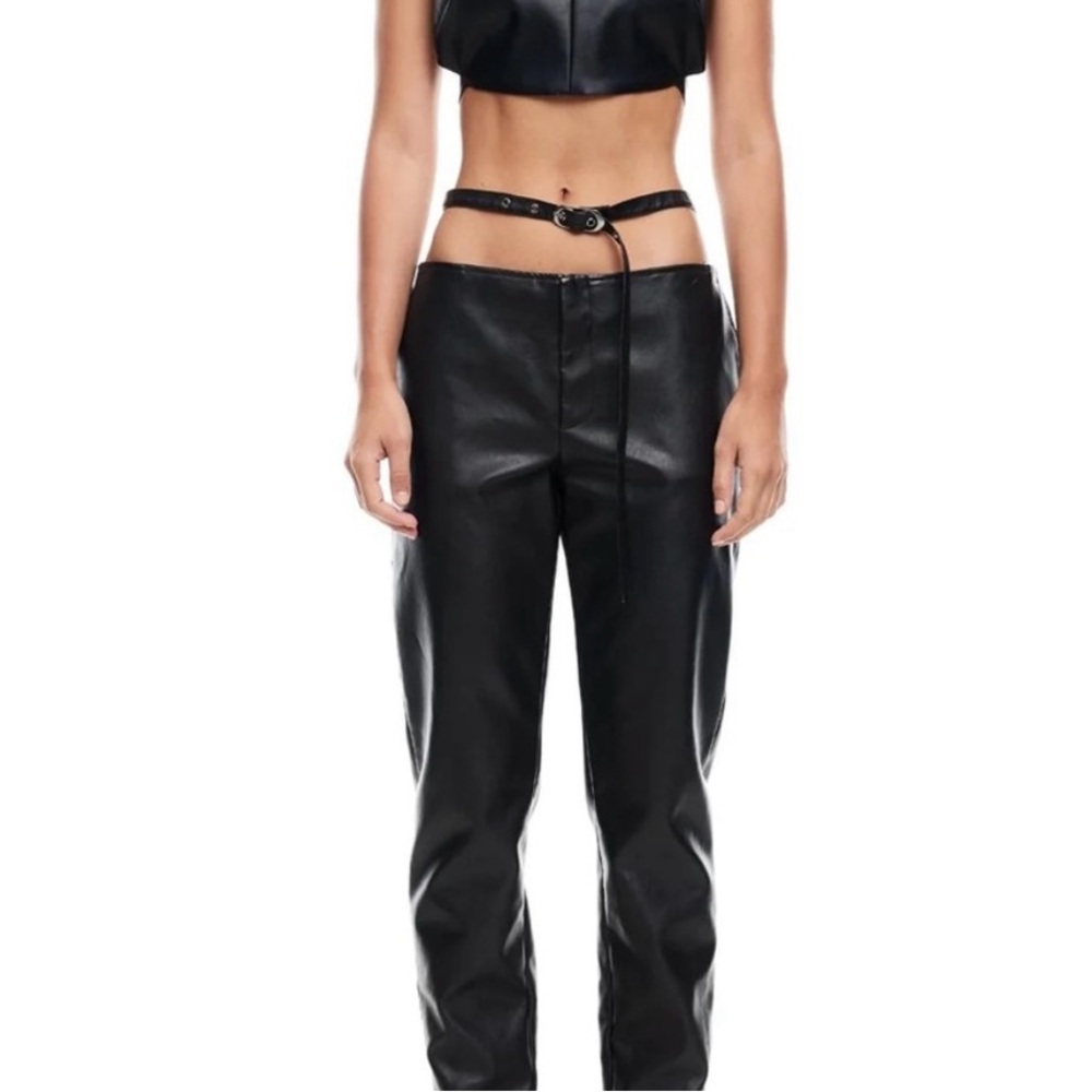 LIONESS NWT Practical Magic Pants in Onyx